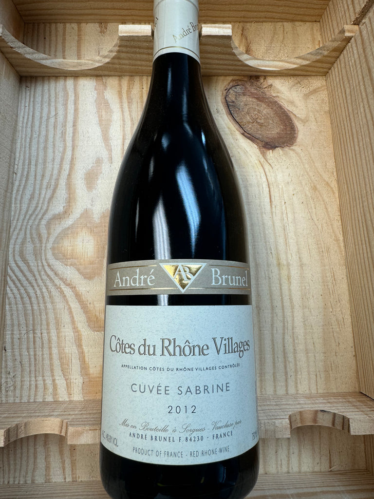 Andre Brunel Côtes du Rhône Villages Cuvee Sabrine 2012