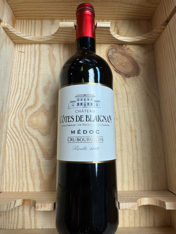 Chateau Cotes de Blaignan Medoc Cru Bourgeois 2018