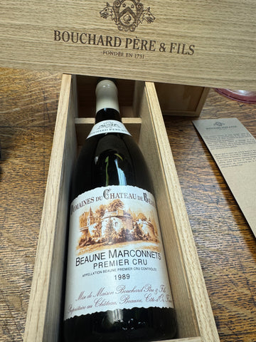 Bouchard Père & Fils Domaines du Chateau de Beaune-Marconnets Premier Cru 1989